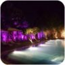Aravali Resort Pool at night